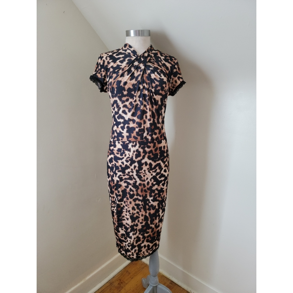 4 for$20🌿Venus Leopard Print Dress